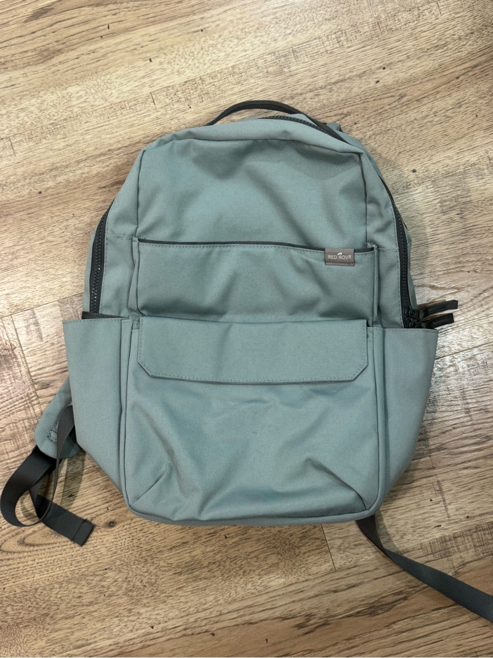 Red Rovr Roo Diaper Backpack in the Sage colorway,